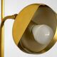Italian vintage three arms brass floor lamp by Goffredo Reggiani