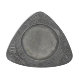 Old zinc flower pot saucer tin old zinc flower pot base