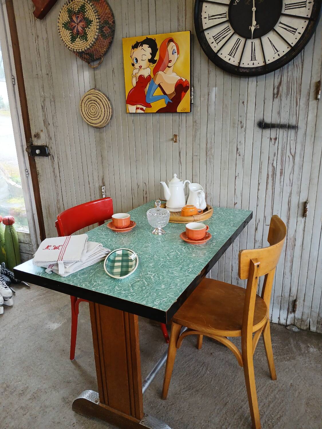 Vintage bistro table