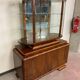 Art Deco display cabinet in walnut