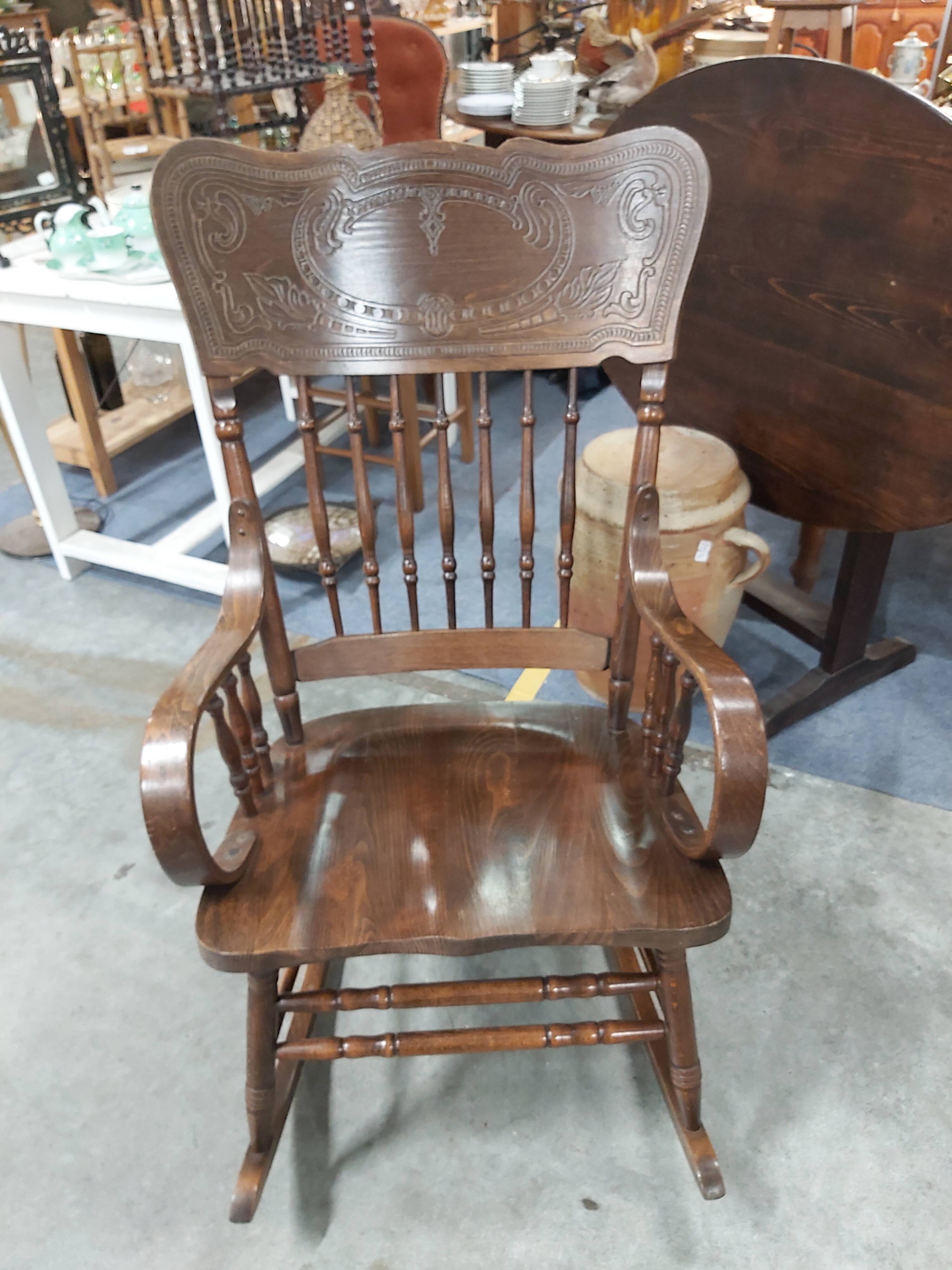 Rocking chair signée Novoles Straza Yugoslavia