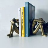 Couple carved in gilded bronze