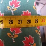 Boîte à couture ancienne en  tissu