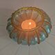 Vintage green blown glass lantern – bohemian spirit – Pier Import