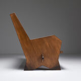 Italian Settee in Stained Beech - 1940's