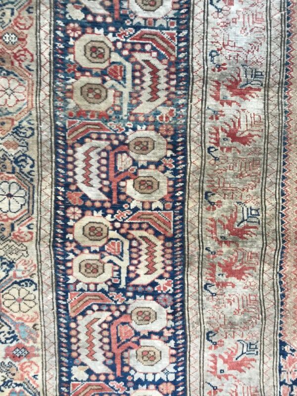 Former carpet Turkish Panderma finely done hand 120 X 177 CM
