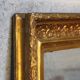 Miroir mural en bois doré du 19e siècle, époque Napoléon III.