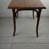 Table basse bois courbé
