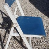 Vintage folding chair for children's desk