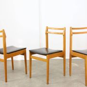Vintage Chairs in style of Gio Ponti, 1970, set of 4