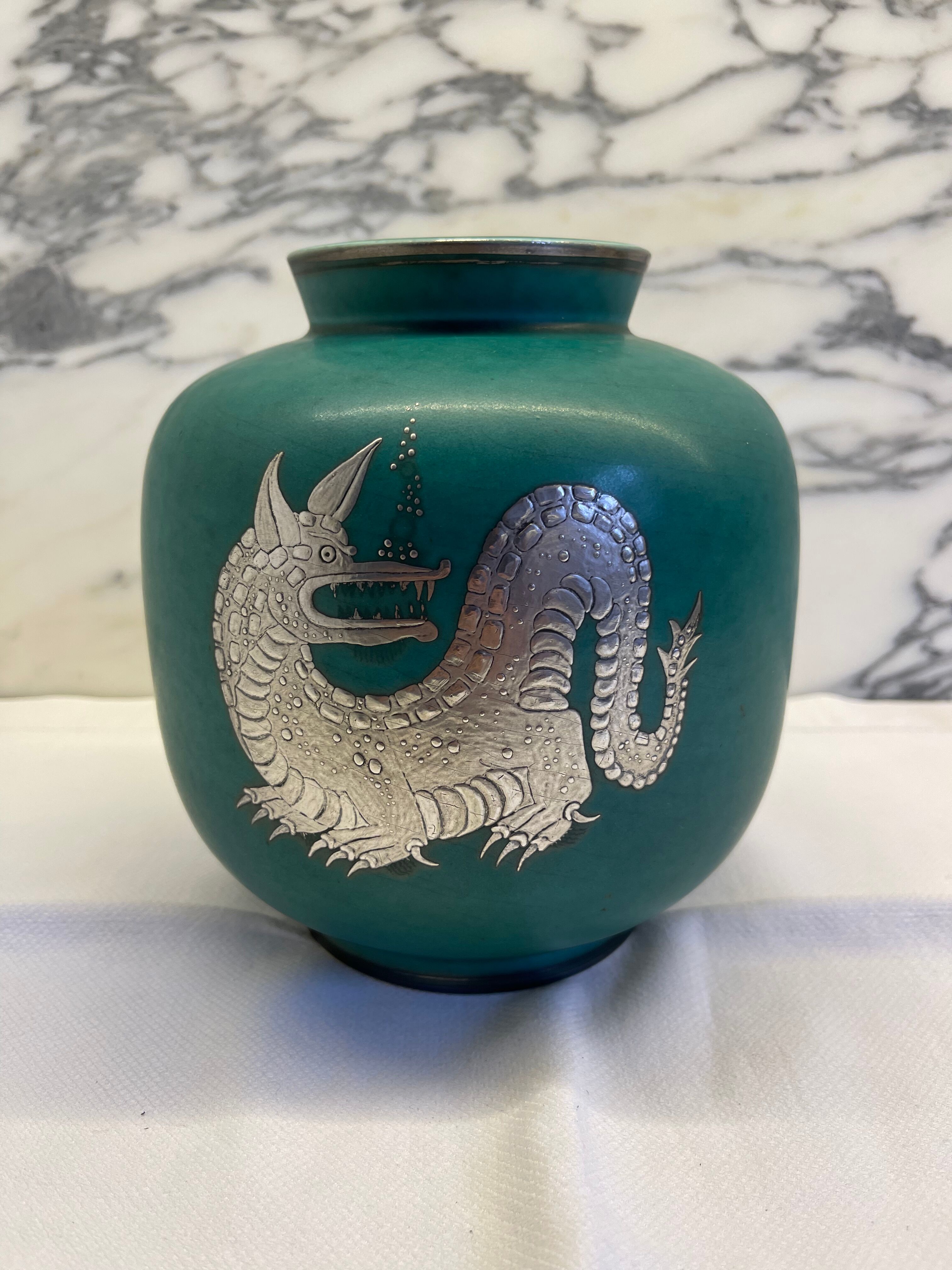 Gustavsberg Argenta Wilhelm Kage vase