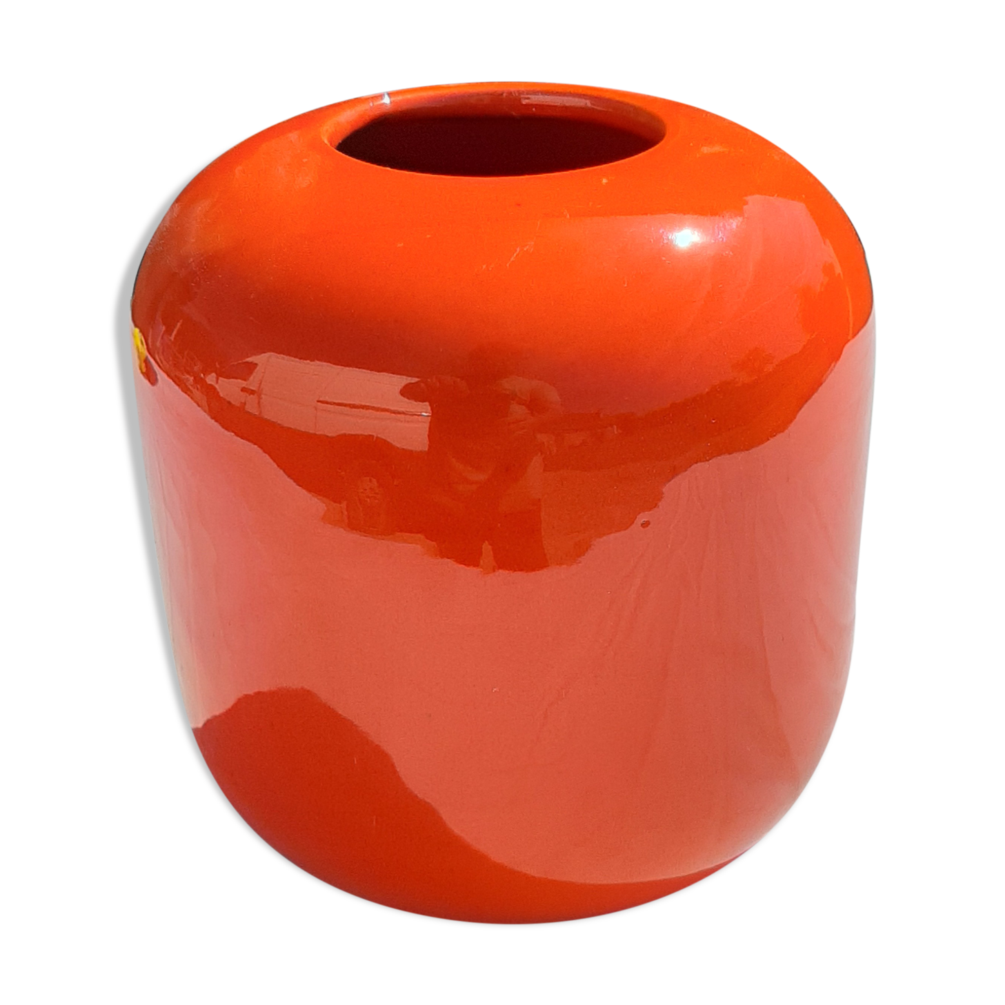 Vintage Vase in Faience by Franco Pozzi