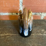 Vintage ceramic flower vase alphonse mouton watering can