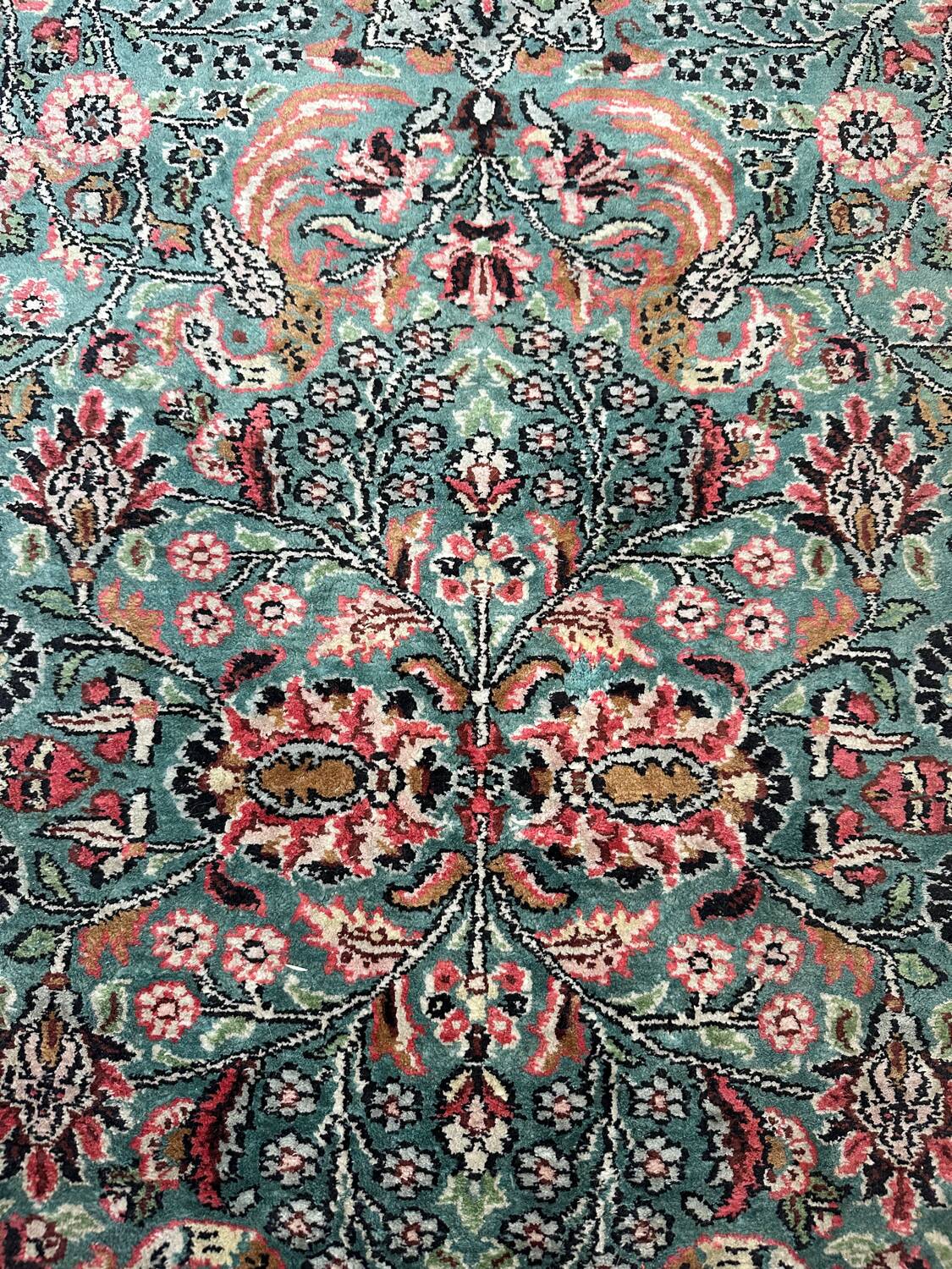 Antique Indian runner rug 301x81