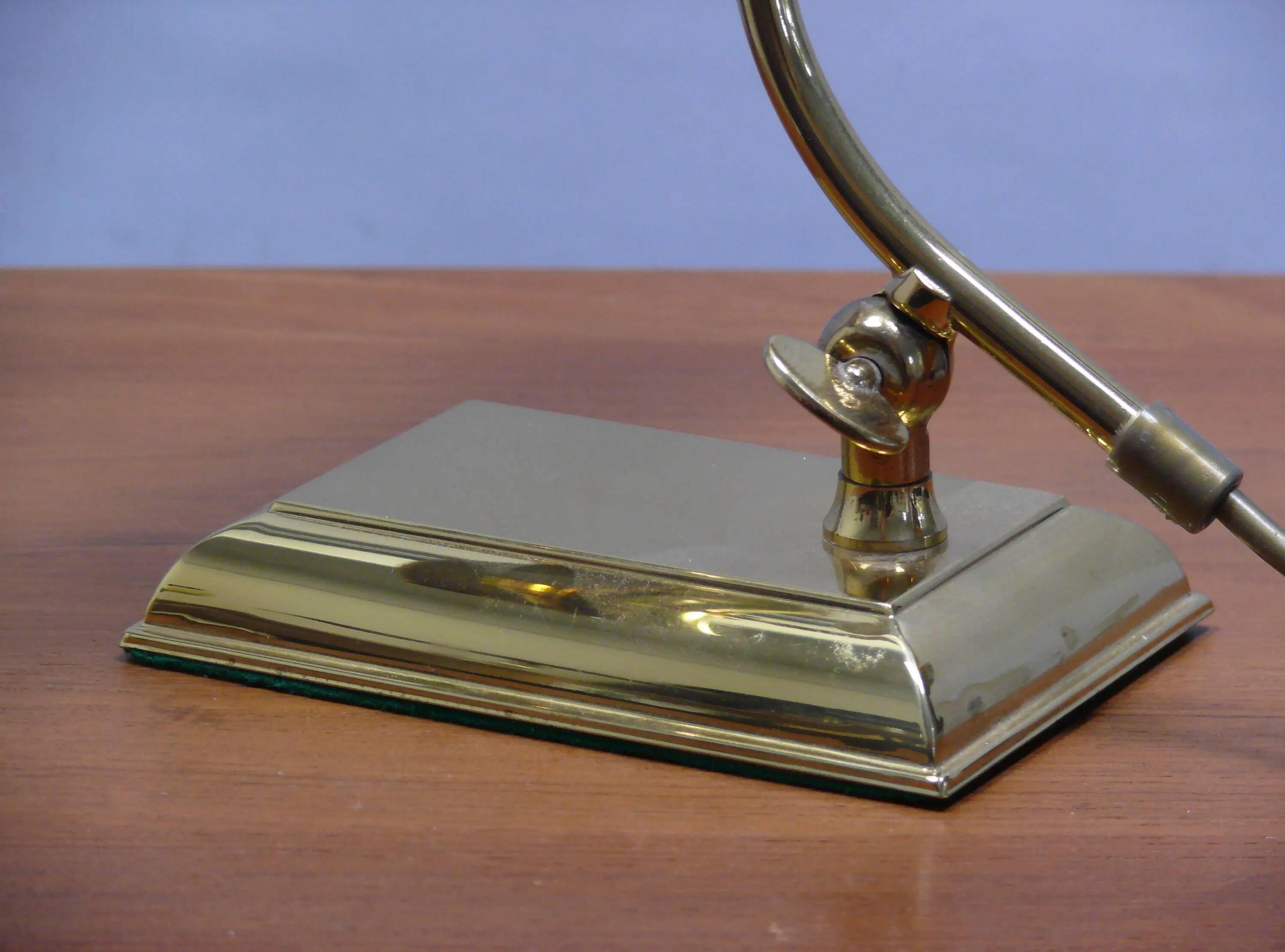 Lampe de piano en laiton, Sölken, années 1970