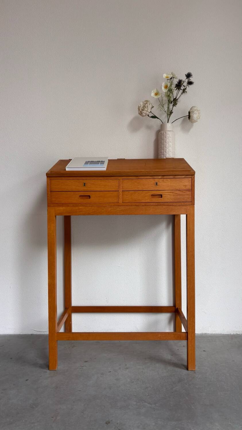 Vintage lectern desk oak