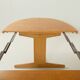 Danish extra large oak extension oval table attributed to Skovby, 1970s
