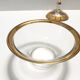 Crystal Trinket Bowl with Gold Details