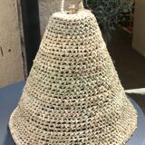 Crocheted wicker suspension