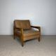 Vintage armchair – 1980s – Beige corduroy
