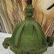 Old industrial cast iron lamp – workshop/factory light – glass
