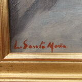 Canal du Midi Montauban Painting Santa Maria de Obregon