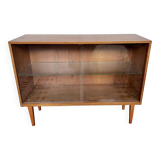 Vintage oak bookcase shelf 1950