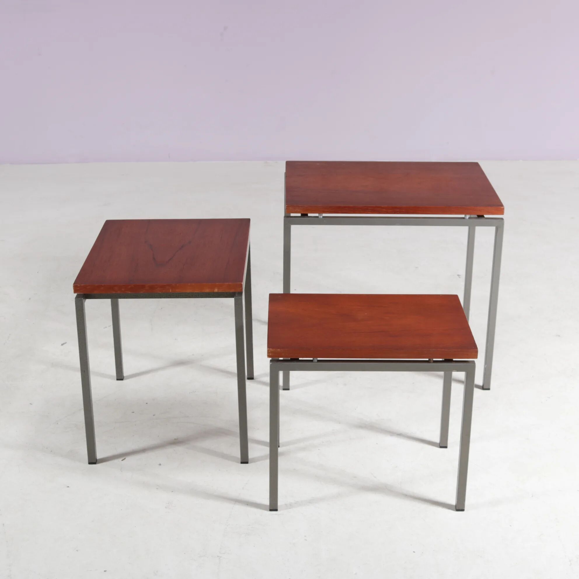 Nesting tables from the 1960s from the Netherlands.