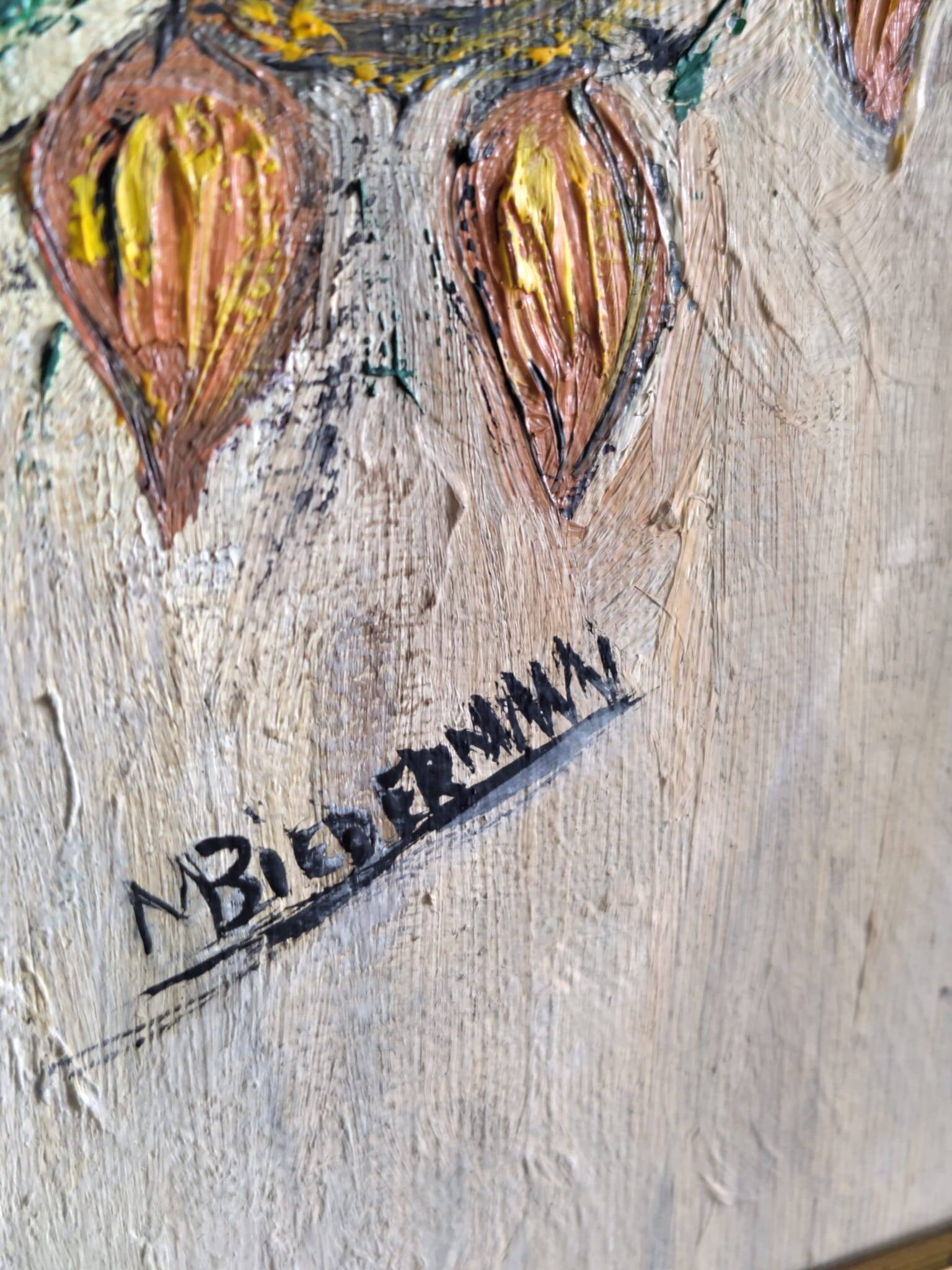 Floral bouquet – Oil painting in impasto