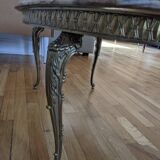 Table basse Louis XV en marbre