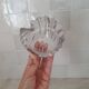 Vide-Poche coquillage en verre transparent