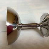 6 footed bowls with silver frieze in metal for ice.