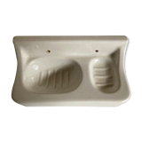 Bathroom door art deco ceramic soap holder