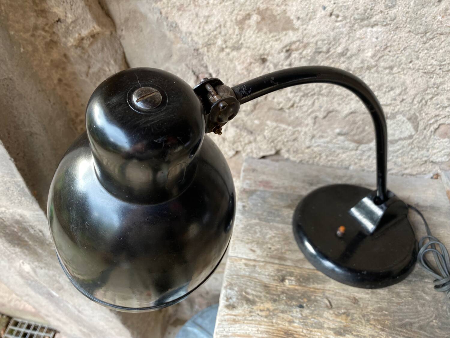 Bauhaus desk lamp by Christian Dell circa 1930
