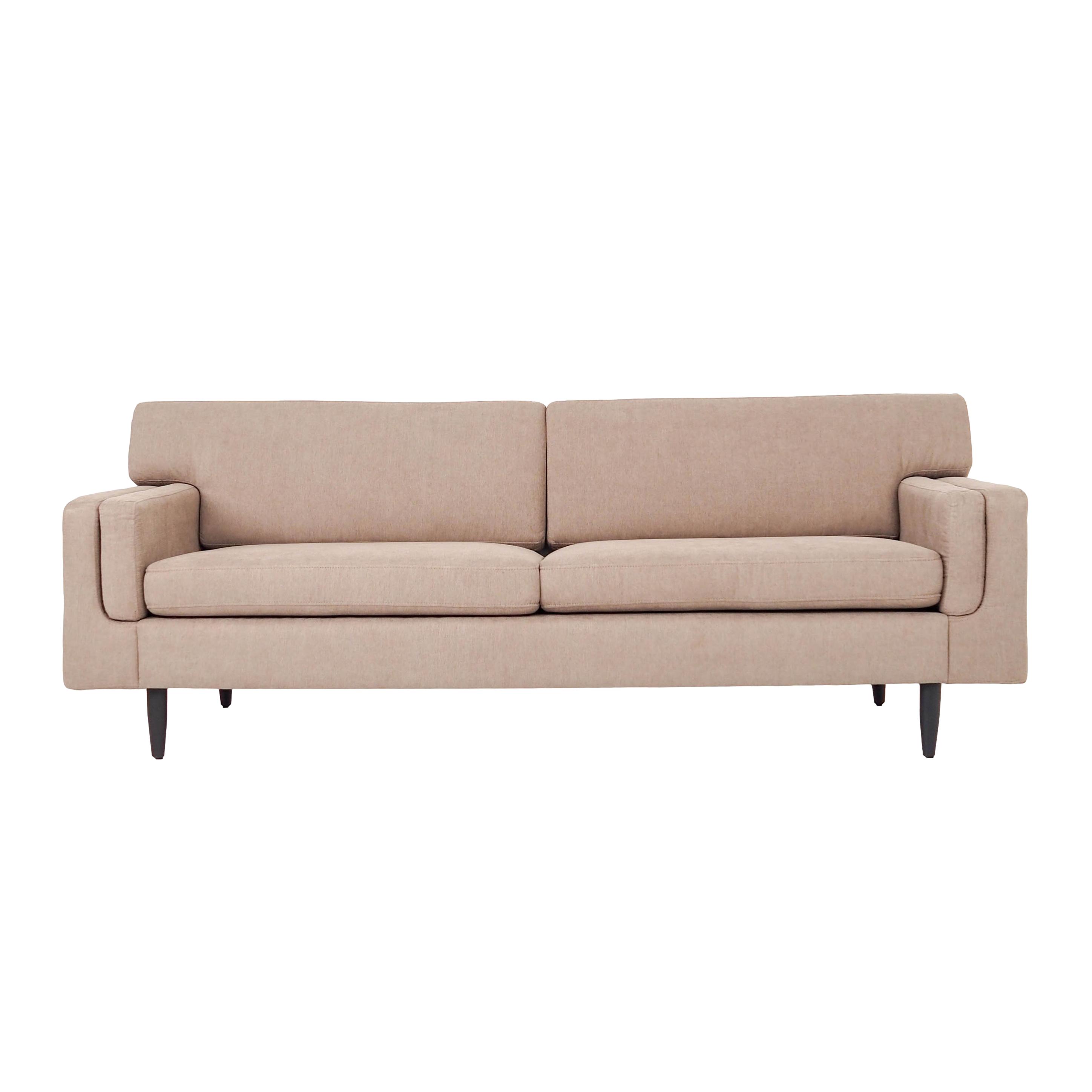 Brown Helsinki sofa, Scandinavian design