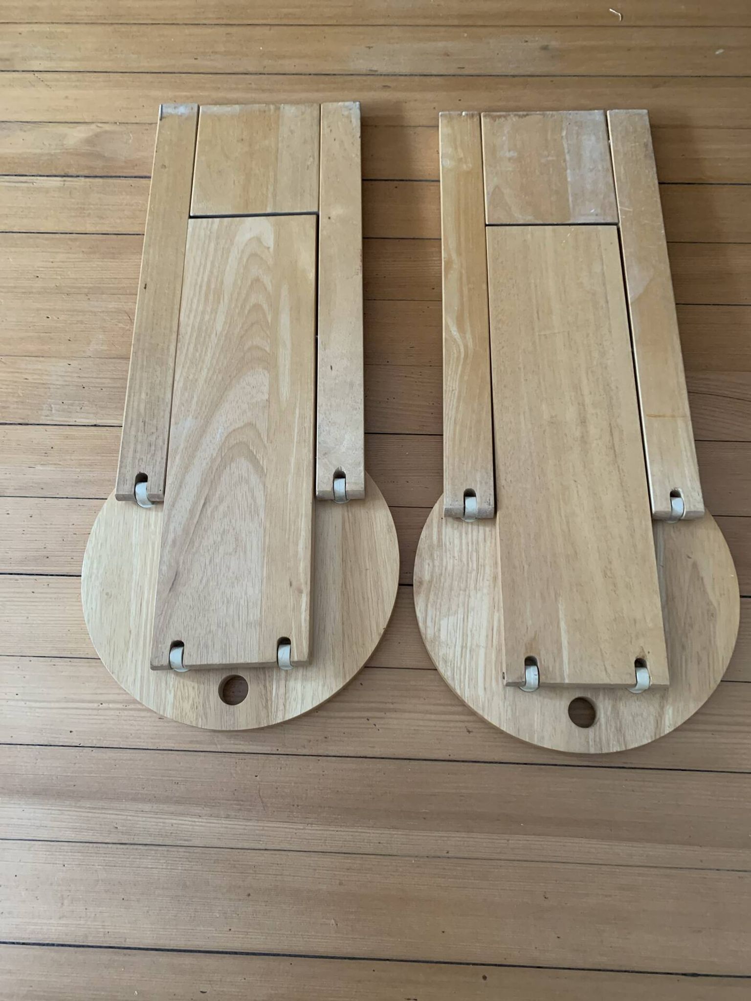 Paire de tabourets pliants "Suzy" – Adrian Reed (Années 80)