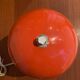 Lampe champignon orange vintage