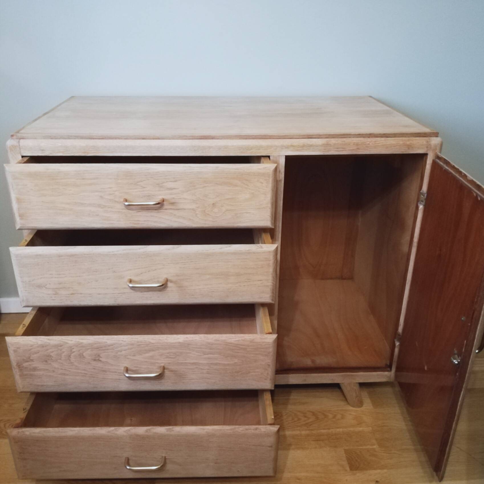 Art Deco wardrobe chest of drawers