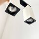Vintage 1980s Wall or Ceiling Lamp with Two Adjustable Parallelepiped Light