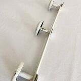 White metal wall coat rack, 1960s