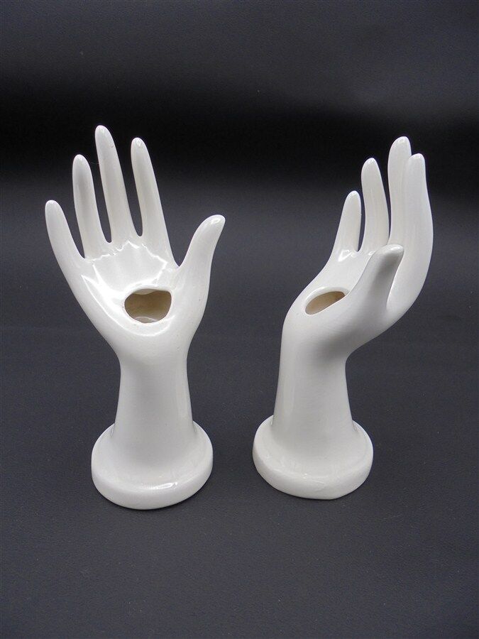 Duo de vases soliflores ou baguiers