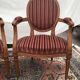 2 Louis XVI style armchairs