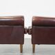 Lot de 2 fauteuils design en peau de mouton