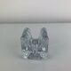 Juhava "ice cube" glass candlestick, vintage