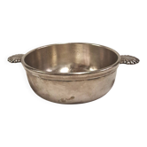Antique soup bowl, dish, in silver-plated metal, Félix Frères