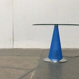 Birillo postmodern side table and floor lamp by Parisotto for Fontana Arte, 1980s