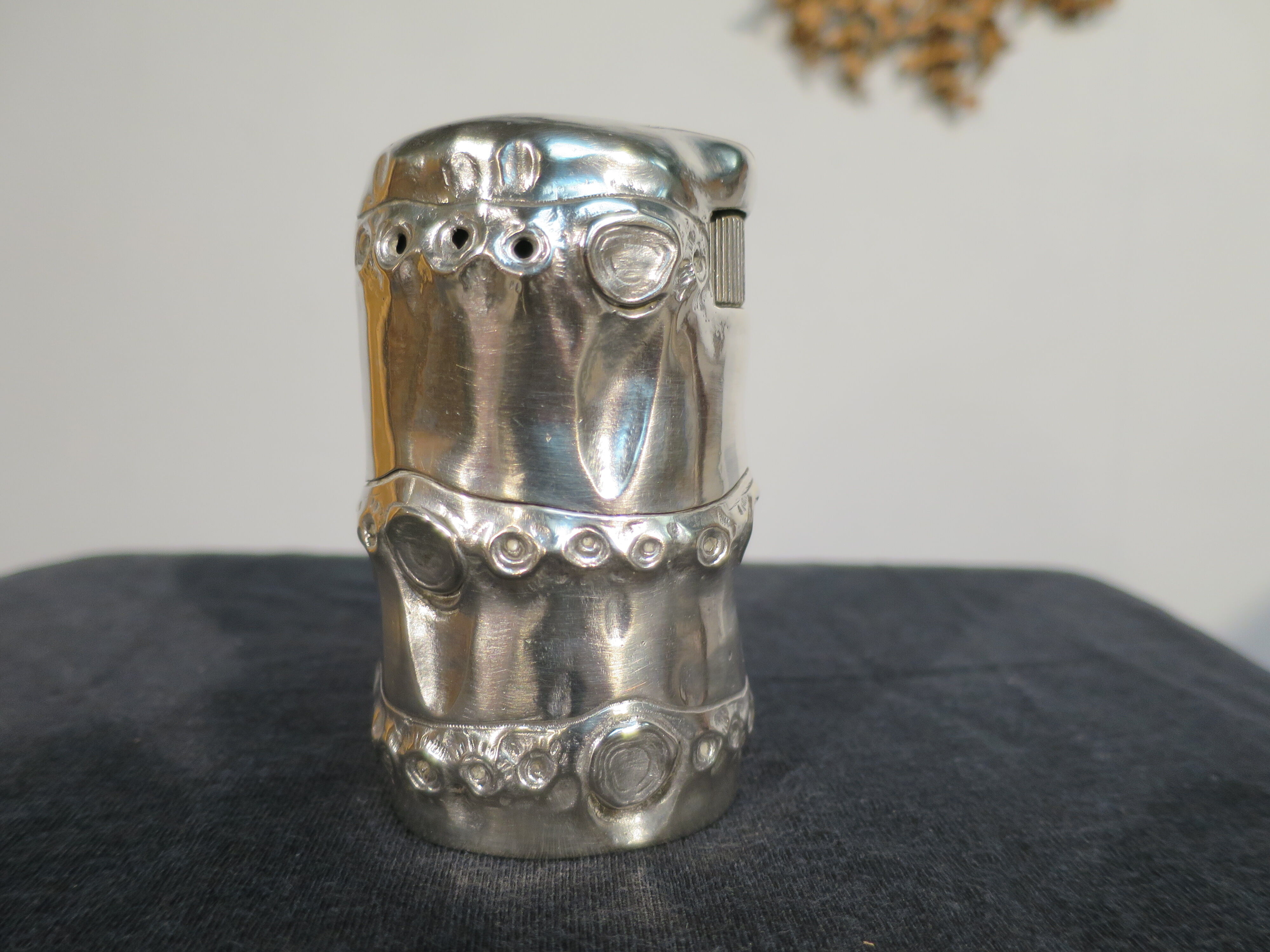 Silver Hermes lighter "Bambou"