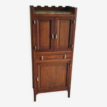 Meuble cabinet style Art Déco en bois massif - années 30/40
