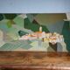 Large format handmade wall tapestry vintage