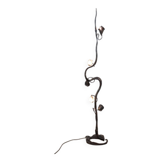 Brutalist floor lamp sculpture by Salvino Marsura, Italy 1970s